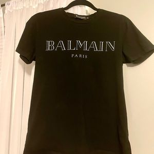 Balmane Womans Black T Shirt Size M